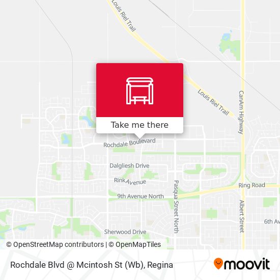 Rochdale Blvd @ Mcintosh St (Wb) map