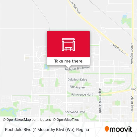 Rochdale Blvd @ Mccarthy Blvd (Wb) map