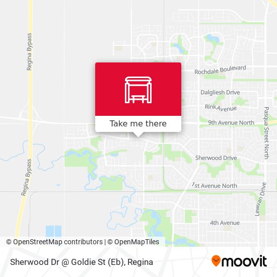 Sherwood Dr @ Goldie St (Eb) map