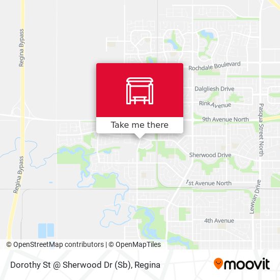 Dorothy St @ Sherwood Dr (Sb) map