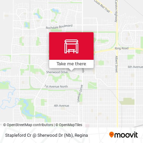 Stapleford Cr @ Sherwood Dr (Nb) map