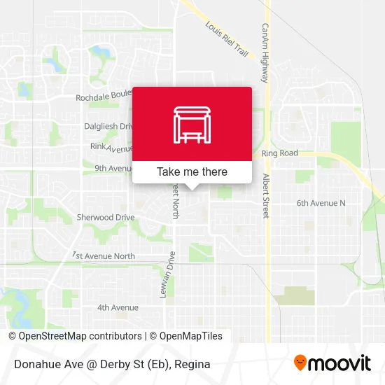 Donahue Ave @ Derby St (Eb) map