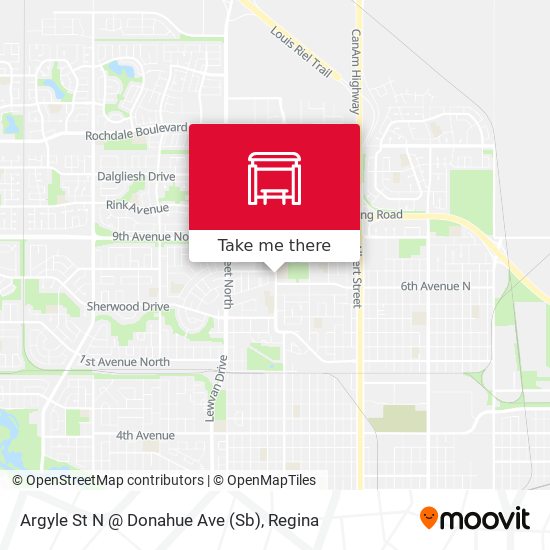 Argyle St N @ Donahue Ave (Sb) map