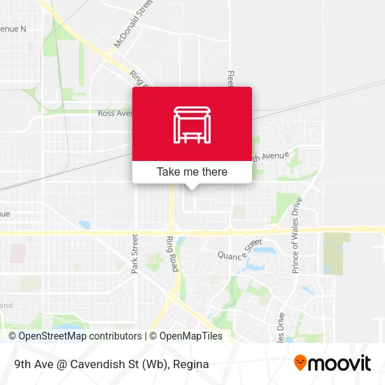9th Ave @ Cavendish St (Wb) map