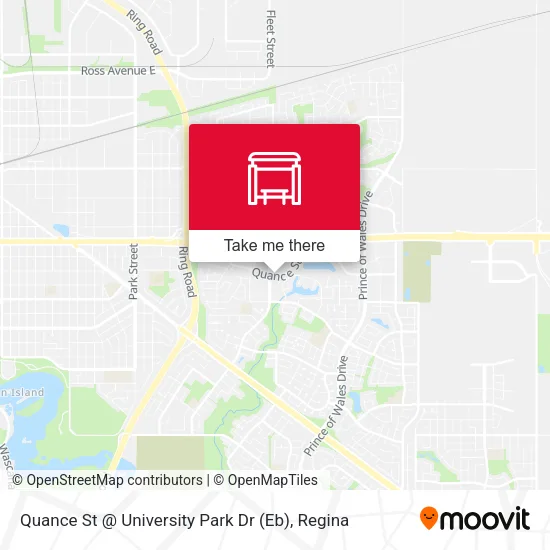 Quance St @ University Park Dr (Eb) map
