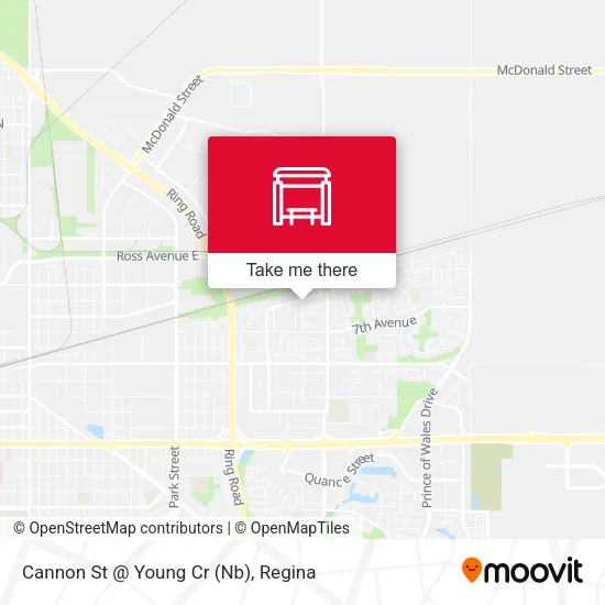 Cannon St @ Young Cr (Nb) map