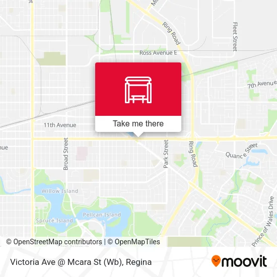 Victoria Ave @ Mcara St (Wb) map
