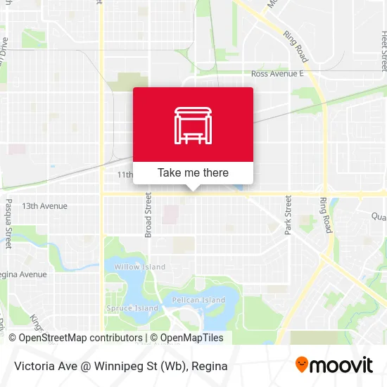 Victoria Ave @ Winnipeg St (Wb) map