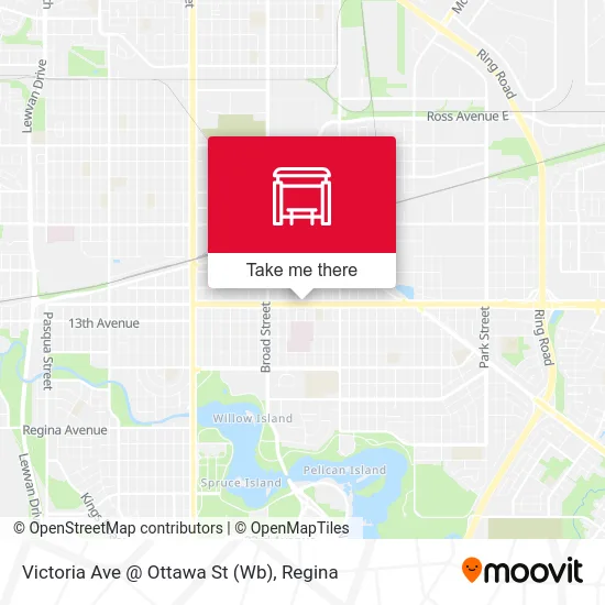 Victoria Ave @ Ottawa St (Wb) map