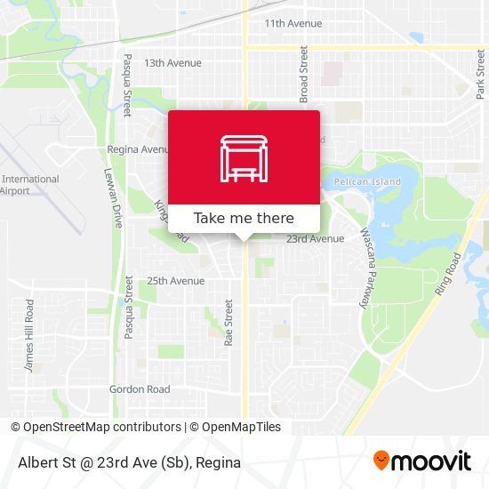 Albert St @ 23rd Ave (Sb) map