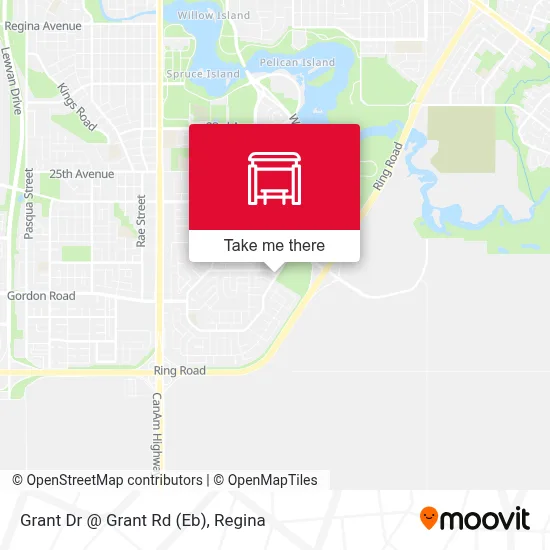 Grant Dr @ Grant Rd (Eb) map