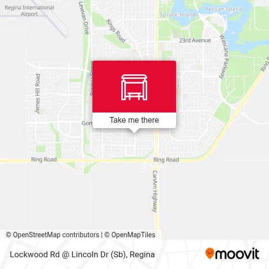 Lockwood Rd @ Lincoln Dr (Sb) map