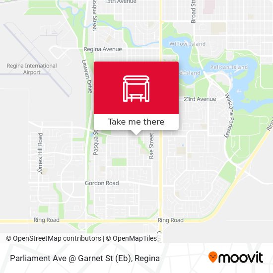 Parliament Ave @ Garnet St (Eb) map