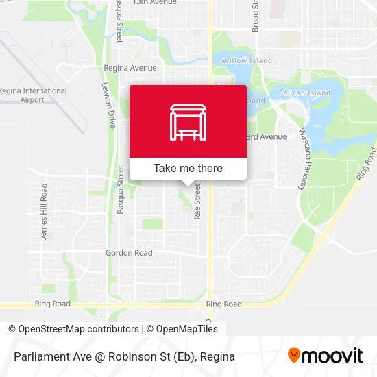Parliament Ave @ Robinson St (Eb) map