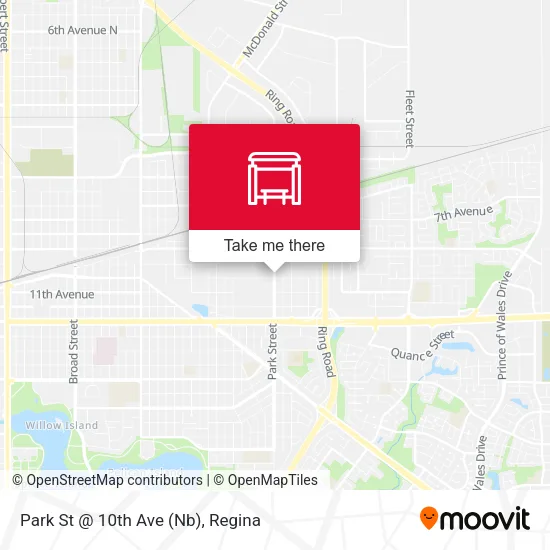 Park St @ 10th Ave (Nb) map