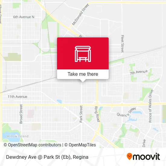Dewdney Ave @ Park St (Eb) map