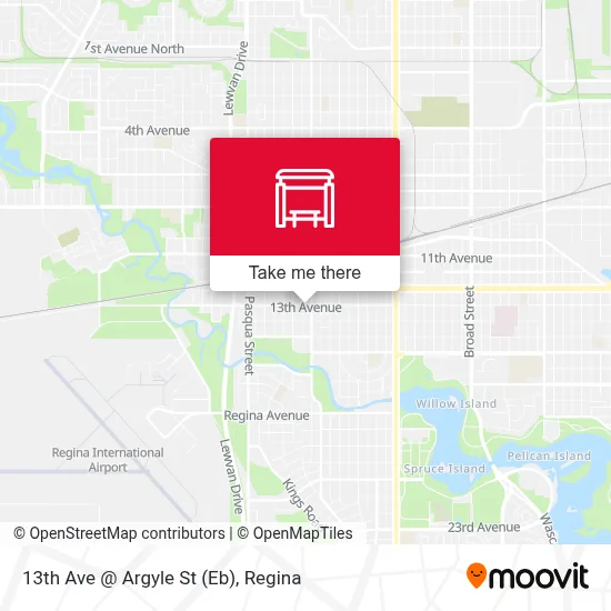 13th Ave @ Argyle St (Eb) map