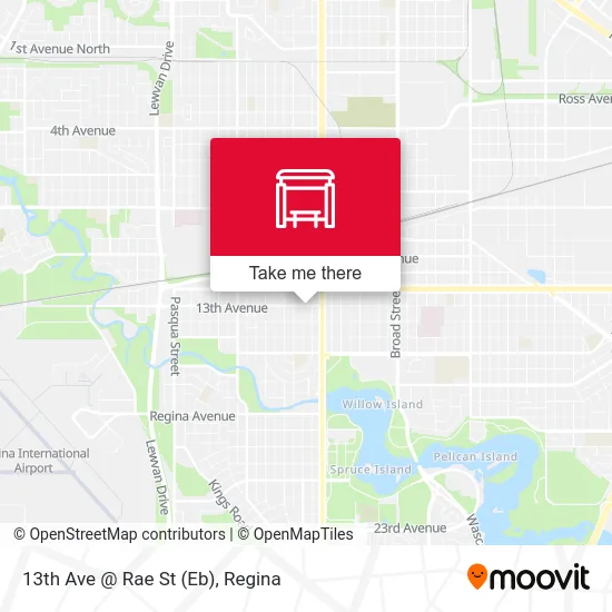 13th Ave @ Rae St (Eb) map