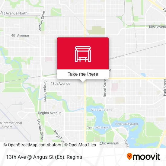 13th Ave @ Angus St (Eb) map