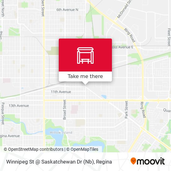 Winnipeg St @ Saskatchewan Dr (Nb) plan