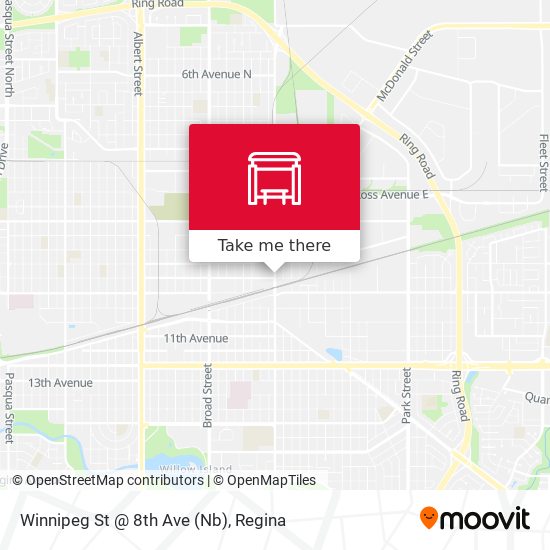 Winnipeg St @ 8th Ave (Nb) map