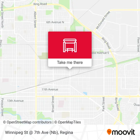 Winnipeg St @ 7th Ave (Nb) map