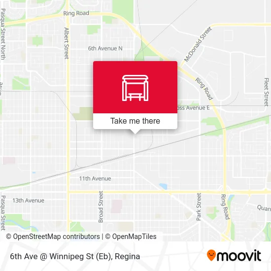 6th Ave @ Winnipeg St (Eb) map