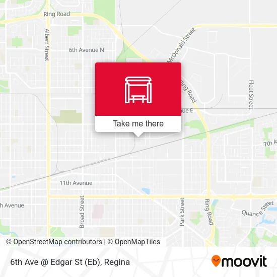 6th Ave @ Edgar St (Eb) map