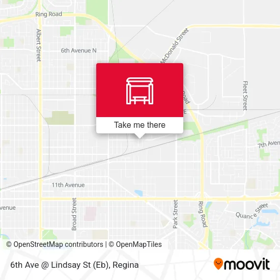 6th Ave @ Lindsay St (Eb) map