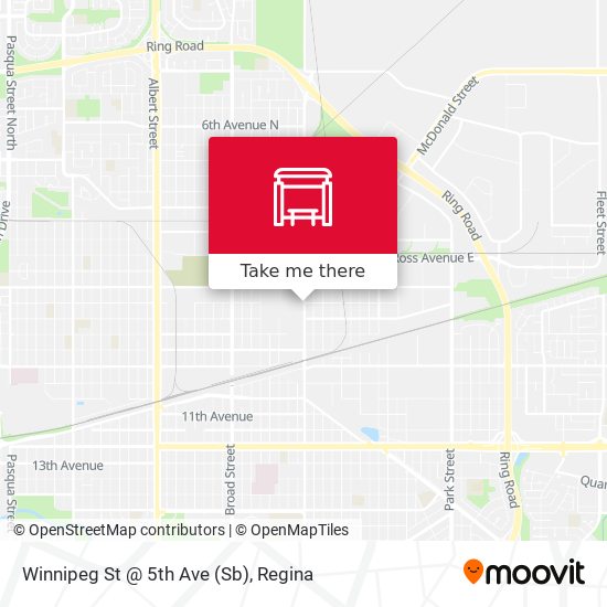 Winnipeg St @ 5th Ave (Sb) map