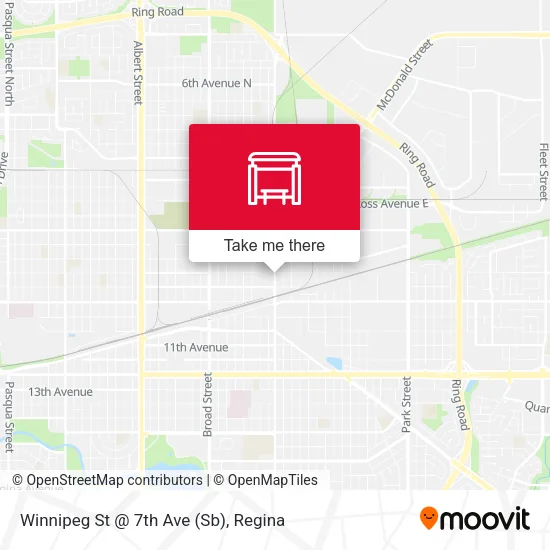 Winnipeg St @ 7th Ave (Sb) map