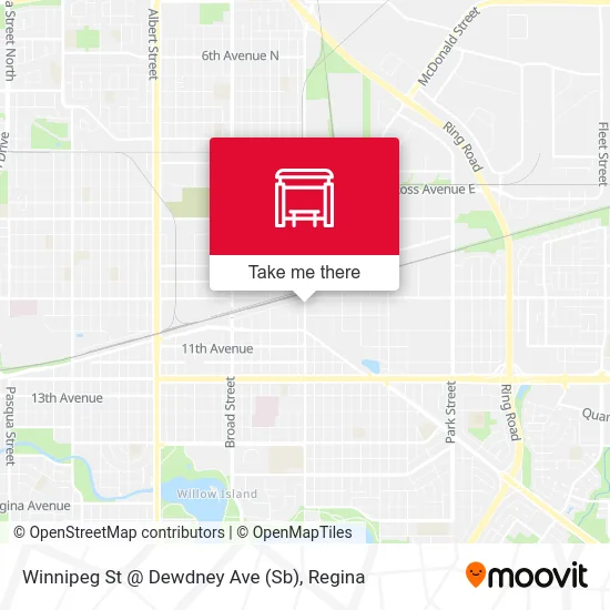 Winnipeg St @ Dewdney Ave (Sb) map