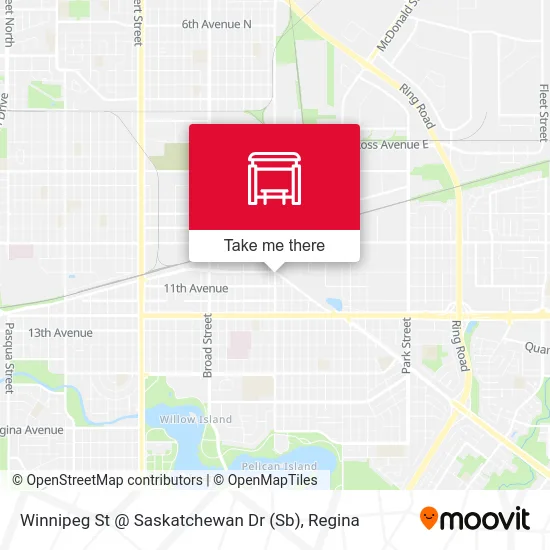 Winnipeg St @ Saskatchewan Dr (Sb) map