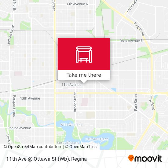 11th Ave @ Ottawa St (Wb) map