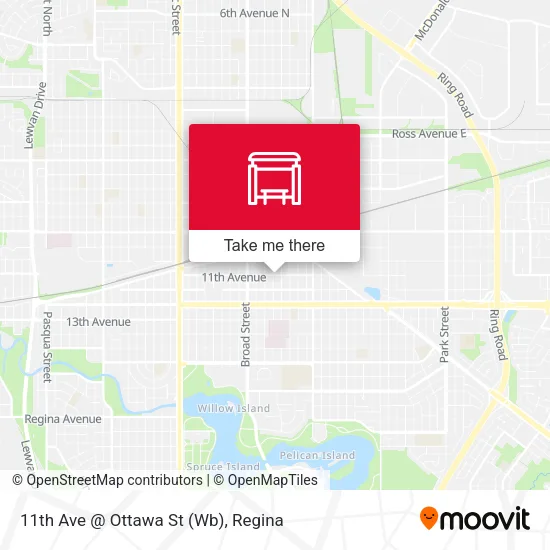 11th Ave @ Ottawa St (Wb) map