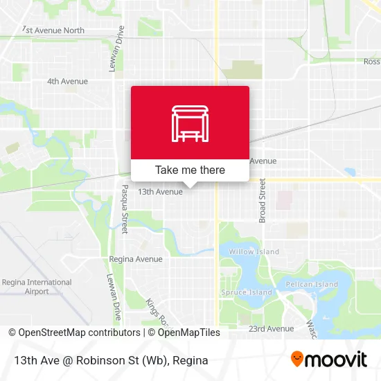 13th Ave @ Robinson St (Wb) map