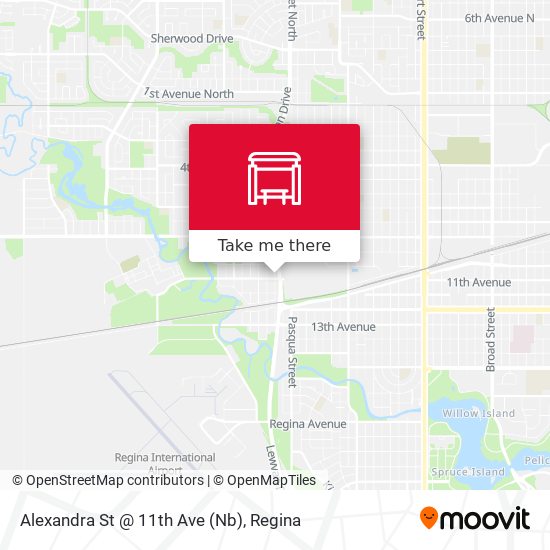 Alexandra St @ 11th Ave (Nb) map