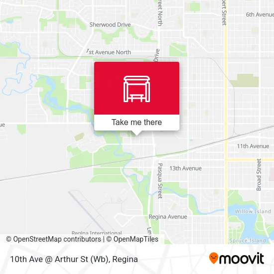 10th Ave @ Arthur St (Wb) map