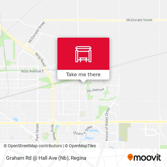 Graham Rd @ Hall Ave (Nb) map