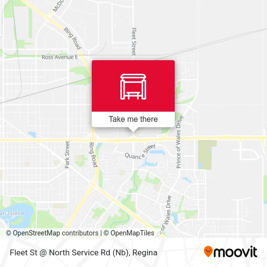 Fleet St @ North Service Rd (Nb) map