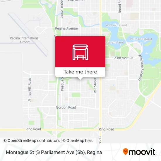 Montague St @ Parliament Ave (Sb) map