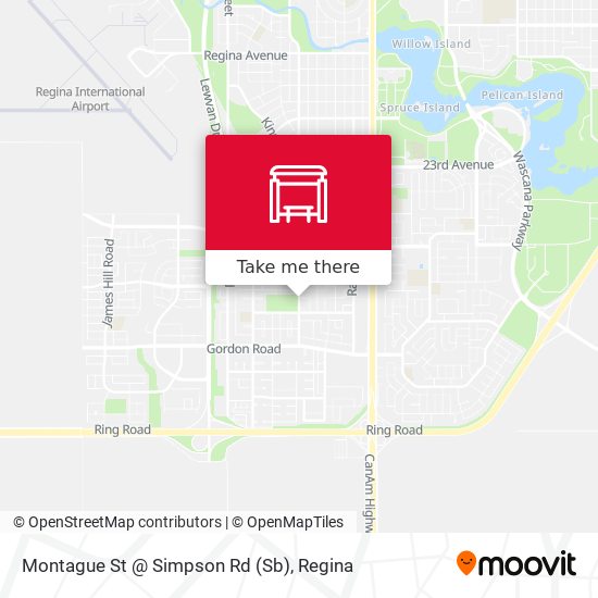 Montague St @ Simpson Rd (Sb) map