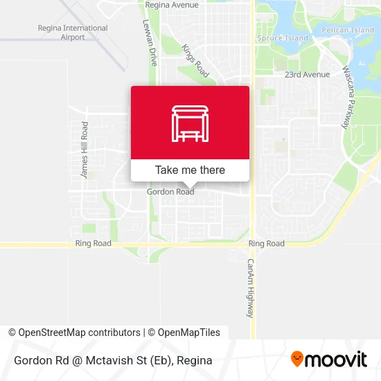 Gordon Rd @ Mctavish St (Eb) map