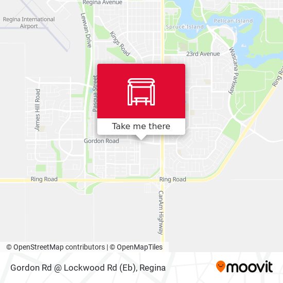 Gordon Rd @ Lockwood Rd (Eb) plan