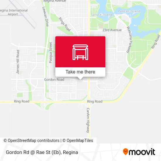 Gordon Rd @ Rae St (Eb) map