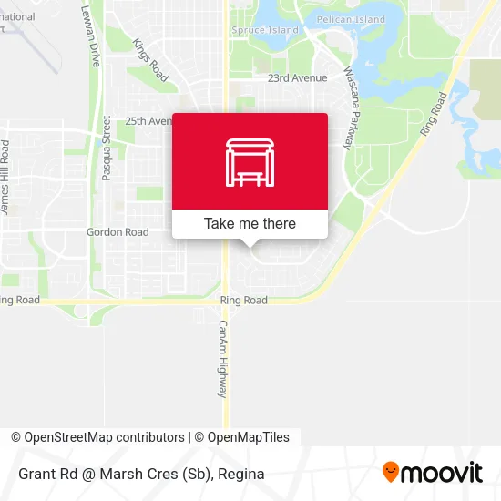 Grant Rd @ Marsh Cres (Sb) map