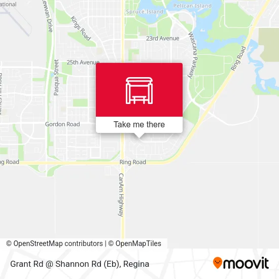 Grant Rd @ Shannon Rd (Eb) map