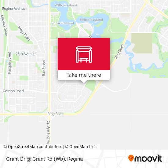 Grant Dr @ Grant Rd (Wb) map