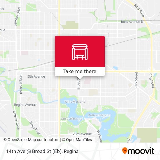 14th Ave @ Broad St (Eb) map