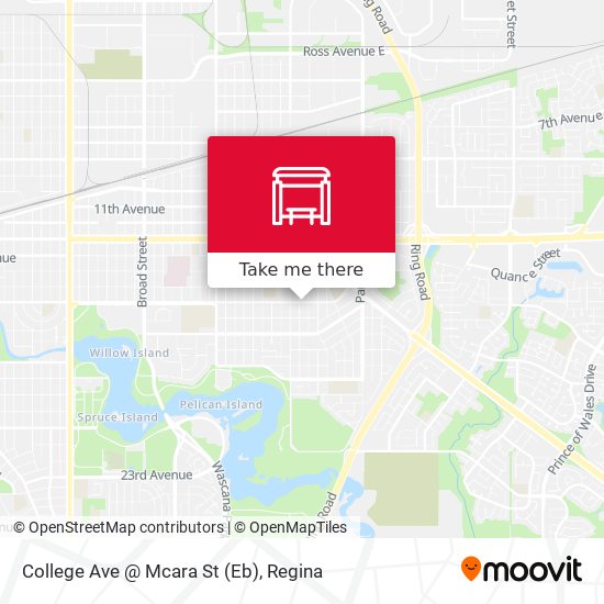 College Ave @ Mcara St (Eb) map